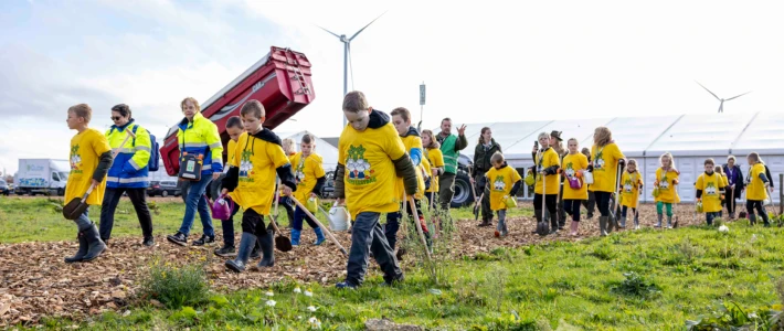 Kinderen ver af